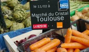 Au marché Cristal de Toulouse pour les 5 ans de France Bleu Toulouse