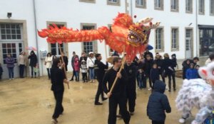 Défilé du dragon pour le Nouvel an chinois