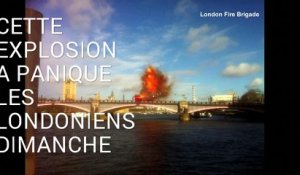 L'explosion du bus en plein Londres était du cinéma