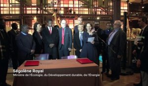 Ségolène Royal signe une déclaration pour renforcer la protection de la biodiversité en Zambie