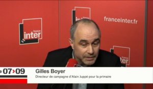Gilles Boyer répond aux questions de Léa Salamé