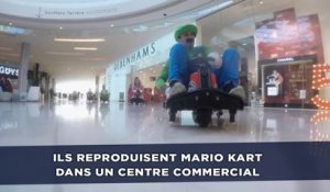 Ils reproduisent Mario Kart en vrai dans un centre commercial