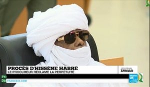 La perpétuité requise contre Hissène Habré à Dakar