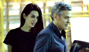 George Clooney emmène Amal pour un dîner pré-Saint Valentin