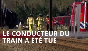 Un train déraille aux Pays-Bas: un mort, sept blessés