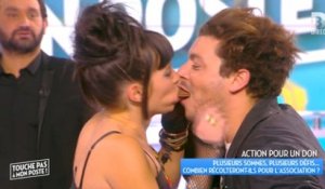 Le mikado kiss entre Kev Adams et Erika Moulet !Le zap sexy soft du 25/02/2016