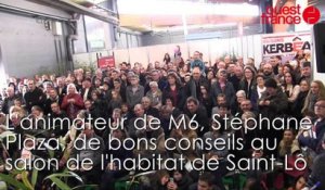 L'animateur de M6, Stéphane Plaza, de bons conseils au salon de l'habitat de Saint-Lô