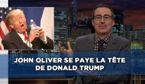L'humoriste John Oliver se paye la tête de donald Trump