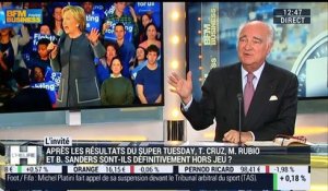 Etats-Unis: "Hillary Clinton a une solide option sur la victoire du côté démocrate", François Bujon de l'Estang – 02/03