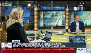 Pierre-Yves Dréan a commenté le résultat 2015 de la Banque Palatine - 02/03