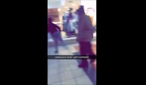 Une maman fait tomber un voleur en fuite dans un centre commercial : petit croche-pied