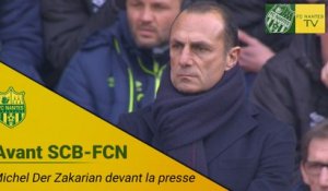 SCB-FCN : Michel Der Zakarian devant la presse