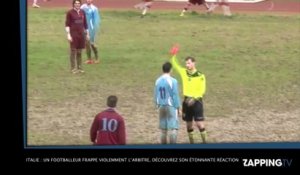 Italie : un footballeur frappe violemment l’arbitre, découvrez son étonnante réaction ! (Vidéo)