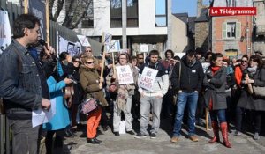 Saint-Brieuc. Plus de 200 personnes en soutien à Itinéraires Bis