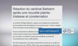 Le Cardinal Barbarin mis en cause dans une nouvelle affaire