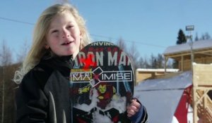 un snowboarder de 8 ans réalise une performance exceptionnelle