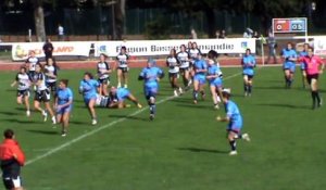 Essai du Stade Toulousain Rugby Féminin face à Castres 1