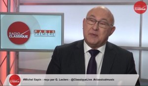 Michel Sapin : «L’investissement des entreprises reprend»