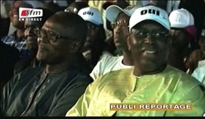 Meeting de cloture - Youssou Ndour invite les Sénégalais à voter Oui