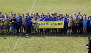 Pontarlier : Minute d'applaudissements pour Quentin Tournier, tué sur la route, par le CAP rugby