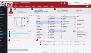 Que devient Anthony Martial sur Football Manager 2016 ?