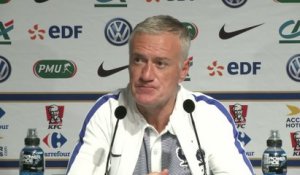 Foot - Amical - Bleus : Deschamps «Ne pas aller au Stade de France avec la crainte»