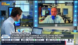 Les tendances à Wall Street: La chaine hôtelière Starwood accepte l'offre améliorée de Marriott - 21/03