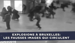 Explosions à Bruxelles: Les fausses images qui circulent