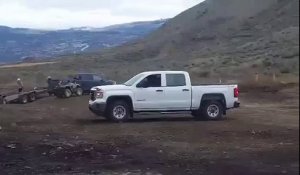 Gravir une colline avec un pickup