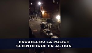 Attentats à Bruxelles: La police scientifique en action