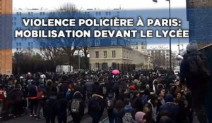 Violence policière à Paris: Mobilisation devant le Lycée Henri-Bergson