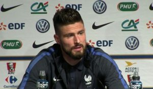 Foot - Amicaux - Bleus : Giroud «Ça nous touchera forcément»