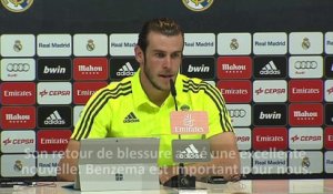 Clásico - Bale : ''Benzema est un attaquant de classe mondiale''