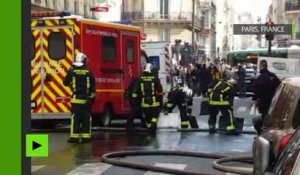 Des images de l'immeuble parisien où une explosion de gaz a eu lieu