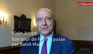 Alain Juppé. Son tour de France passe par Saint-Malo