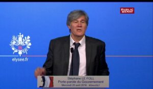 Stéphane Le Foll confirme la réunion à l'Elysée sur la stratégie d'EDF