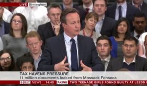 Cameron assure qu'il n'a pas de placement offshore