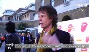Londres: les Rolling Stones inaugurent une expositionc