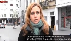 Une journaliste italienne agressée par un jeune pendant un direct à Molenbeek