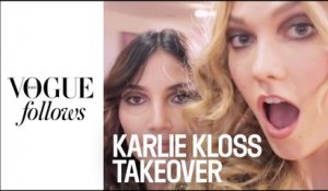 Quand Karlie Kloss vole la caméra de Vogue Paris #VogueFollows
