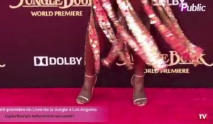 Exclu Vidéo : Lupita Nyong’o hypnotise le red carpet pour Le Livre de La Jungle !