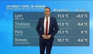 Météo avril : bilan France et Europe de la première décade