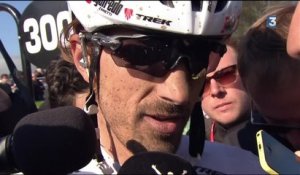 Paris-Roubaix : la réaction de Fabian Cancellara