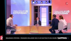Dialogues Citoyens : François Hollande face à un électeur FN en colère