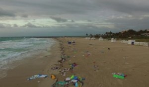 La plage de Miami souillée par des tonnes de déchets après un festival