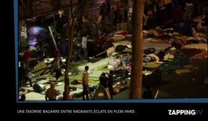 Une énorme bagarre entre migrants éclate en plein Paris (vidéo)