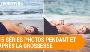 15 séries photos pendant & après la grossesse