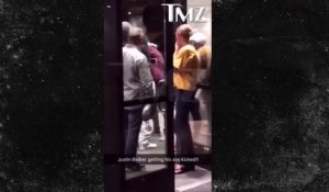 Justin Bieber se bat contre un homme plus costaud au bas de son hotel