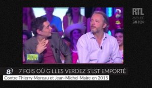 JoeyStarr gifle Gilles Verdez dans "Touche pas à mon poste !" : 7 fois ou le chroniqueur s'est emporté pendant l'émission