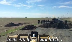 Des Peshmergas font exploser une voiture kamikaze de Daech